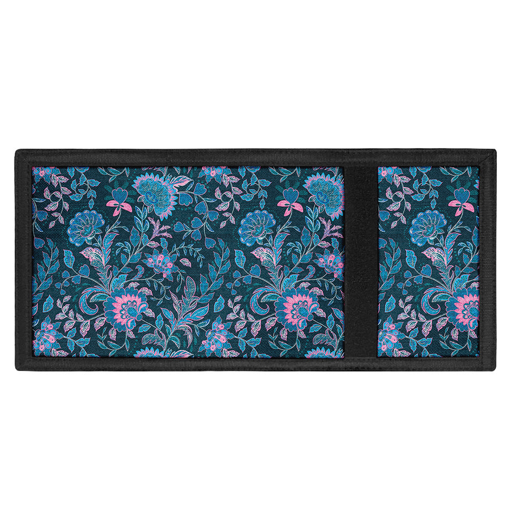 Bohemian Denim Jeans Pattern Print Trifold Wallet