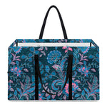 Bohemian Denim Jeans Pattern Print Utility Tote Bag