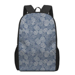 Bohemian Easter Eggs Pattern Print 17 Inch Backpack