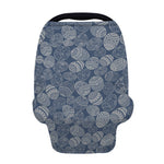 Bohemian Easter Eggs Pattern Print Baby Seat Cover