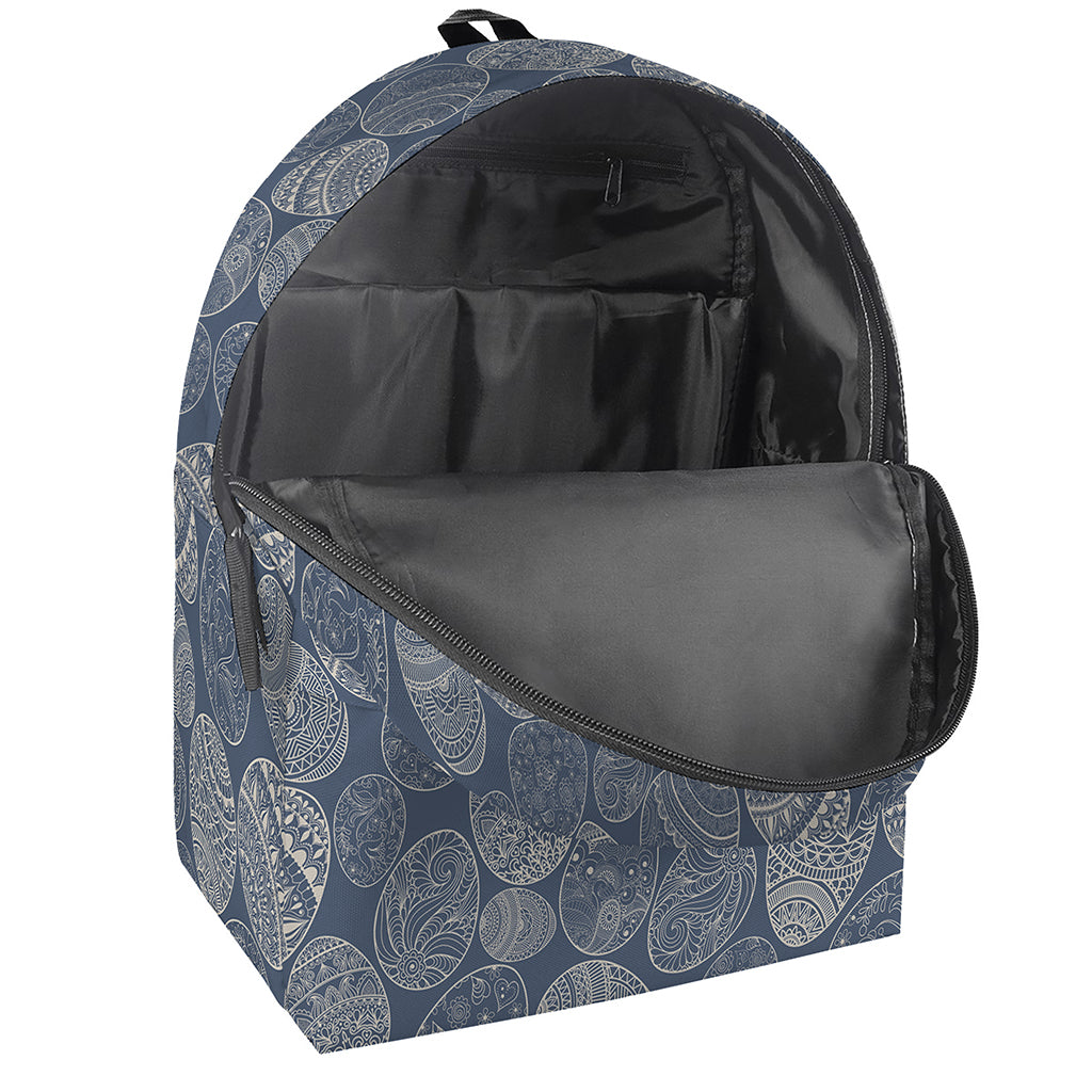 Bohemian Easter Eggs Pattern Print Backpack