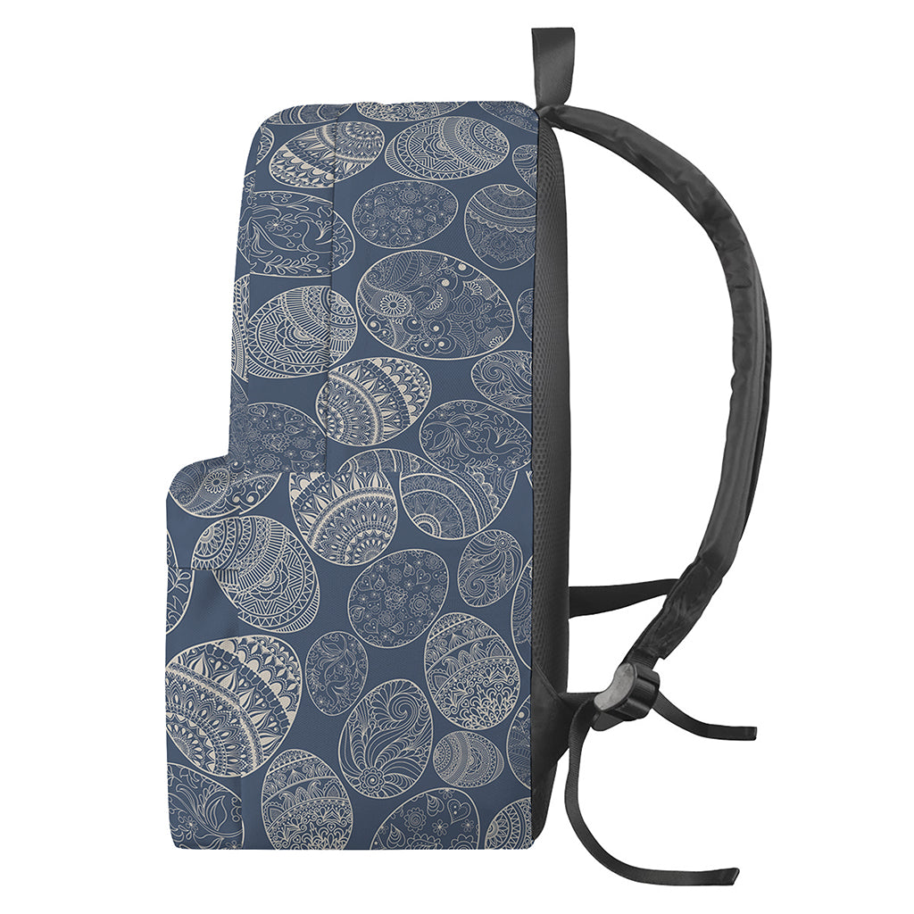 Bohemian Easter Eggs Pattern Print Backpack