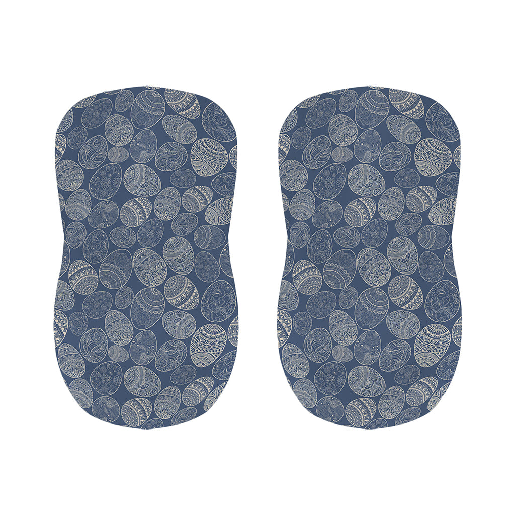 Bohemian Easter Eggs Pattern Print Bar Stool Covers
