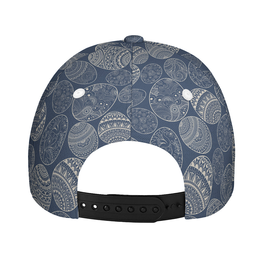 Bohemian Easter Eggs Pattern Print Baseball Cap