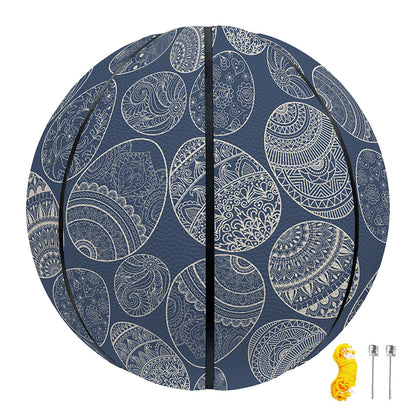 Bohemian Easter Eggs Pattern Print Basketball