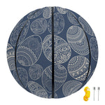 Bohemian Easter Eggs Pattern Print Basketball
