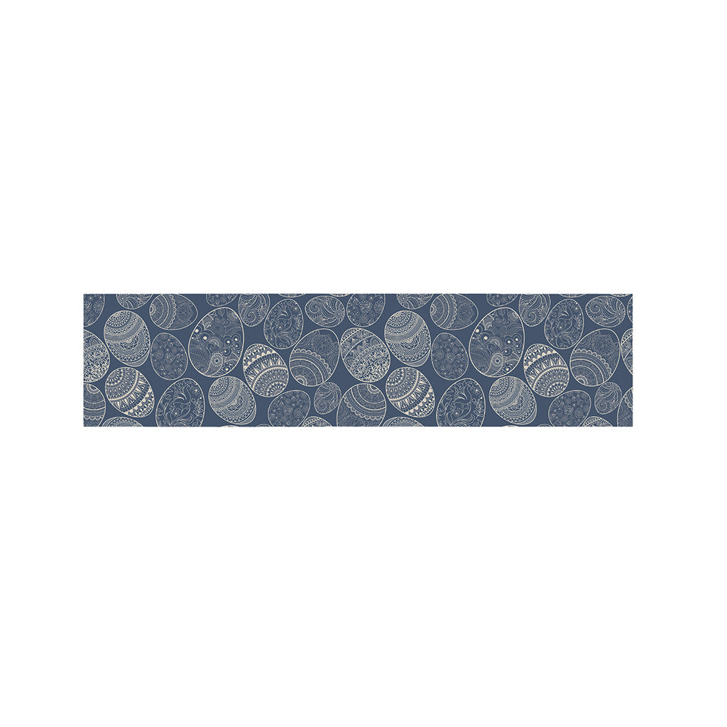 Bohemian Easter Eggs Pattern Print Bed Runner