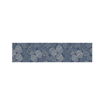Bohemian Easter Eggs Pattern Print Bed Runner