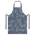 Bohemian Easter Eggs Pattern Print Bib Apron With Pocket