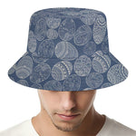 Bohemian Easter Eggs Pattern Print Bucket Hat
