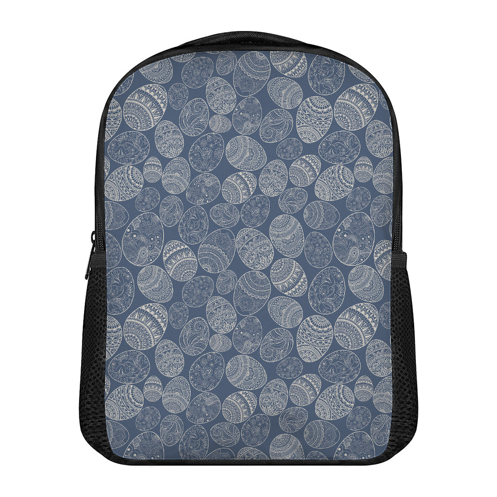 Bohemian Easter Eggs Pattern Print Casual Backpack