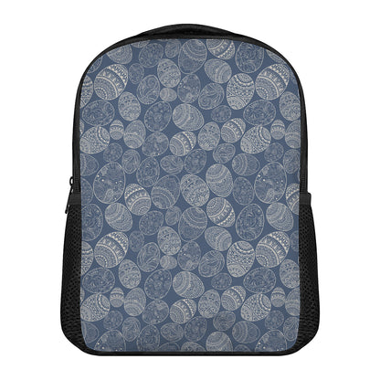 Bohemian Easter Eggs Pattern Print Casual Backpack