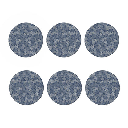 Bohemian Easter Eggs Pattern Print Coaster Set
