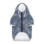 Bohemian Easter Eggs Pattern Print Dog Zip Up Hoodie