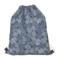 Bohemian Easter Eggs Pattern Print Drawstring Bag