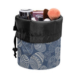 Bohemian Easter Eggs Pattern Print Drawstring Makeup Bag