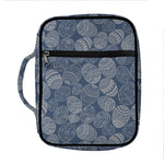 Bohemian Easter Eggs Pattern Print Front Pocket Bible Bag