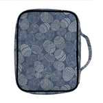Bohemian Easter Eggs Pattern Print Front Pocket Bible Bag