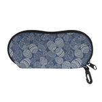 Bohemian Easter Eggs Pattern Print Glasses Case