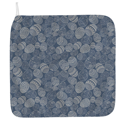 Bohemian Easter Eggs Pattern Print Hand Towel