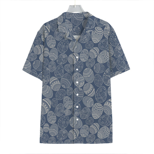 Bohemian Easter Eggs Pattern Print Hawaiian Shirt