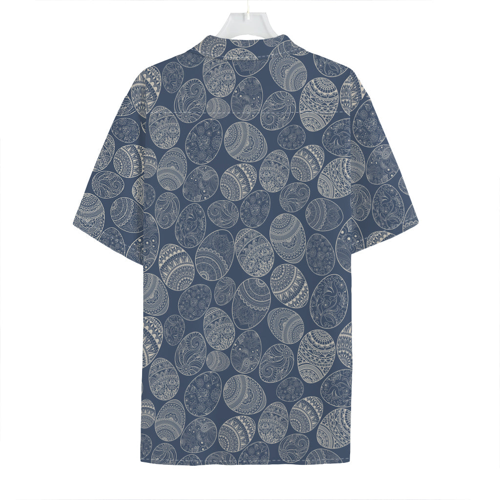 Bohemian Easter Eggs Pattern Print Hawaiian Shirt