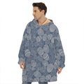 Bohemian Easter Eggs Pattern Print Hoodie Blanket