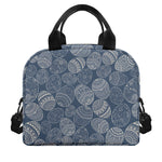Bohemian Easter Eggs Pattern Print Insulated Lunch Bag