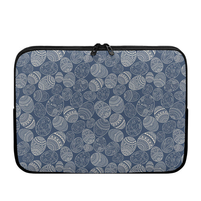 Bohemian Easter Eggs Pattern Print Laptop Sleeve
