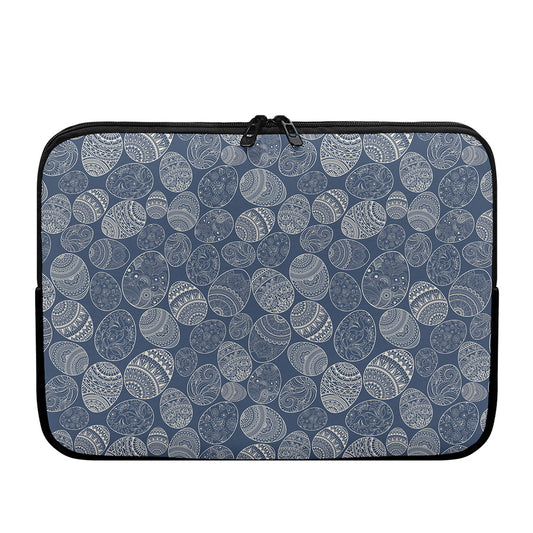 Bohemian Easter Eggs Pattern Print Laptop Sleeve