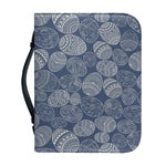 Bohemian Easter Eggs Pattern Print Leather Bible Cover