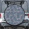 Bohemian Easter Eggs Pattern Print Leather Spare Tire Cover