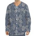 Bohemian Easter Eggs Pattern Print Long Sleeve Baseball Jersey