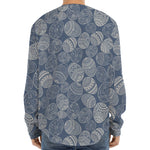 Bohemian Easter Eggs Pattern Print Long Sleeve Baseball Jersey