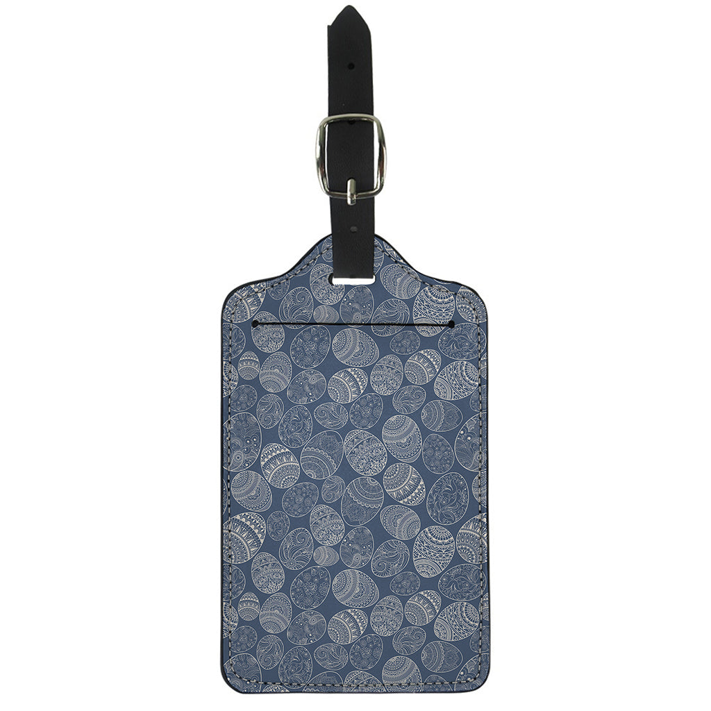 Bohemian Easter Eggs Pattern Print Luggage Tag
