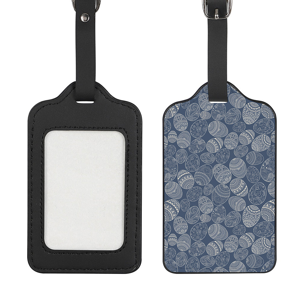 Bohemian Easter Eggs Pattern Print Luggage Tag