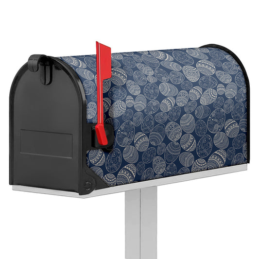 Bohemian Easter Eggs Pattern Print Mailbox Cover
