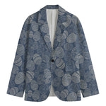 Bohemian Easter Eggs Pattern Print Men's Blazer