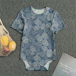 Bohemian Easter Eggs Pattern Print Men's Bodysuit