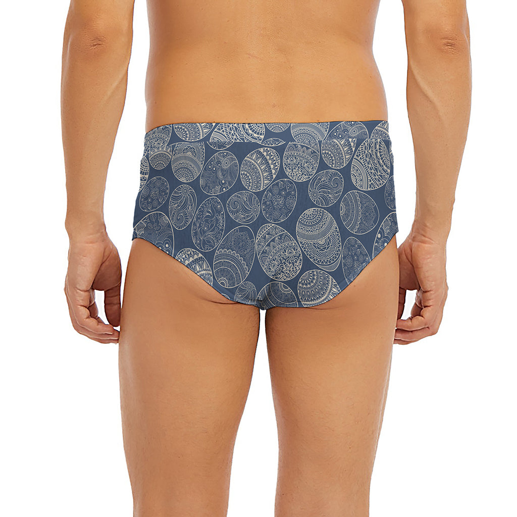 Bohemian Easter Eggs Pattern Print Men's Briefs