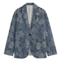 Bohemian Easter Eggs Pattern Print Men's Cotton Blazer