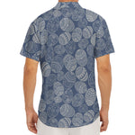 Bohemian Easter Eggs Pattern Print Men's Deep V-Neck Shirt