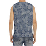 Bohemian Easter Eggs Pattern Print Men's Fitness Tank Top
