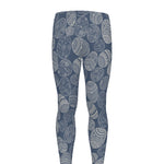 Bohemian Easter Eggs Pattern Print Men's leggings