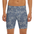 Bohemian Easter Eggs Pattern Print Men's Long Boxer Briefs