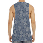 Bohemian Easter Eggs Pattern Print Men's Muscle Tank Top