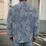 Bohemian Easter Eggs Pattern Print Men's Shirt Jacket