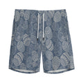 Bohemian Easter Eggs Pattern Print Men's Athletic Shorts