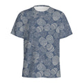 Bohemian Easter Eggs Pattern Print Men's Athletic T-Shirt