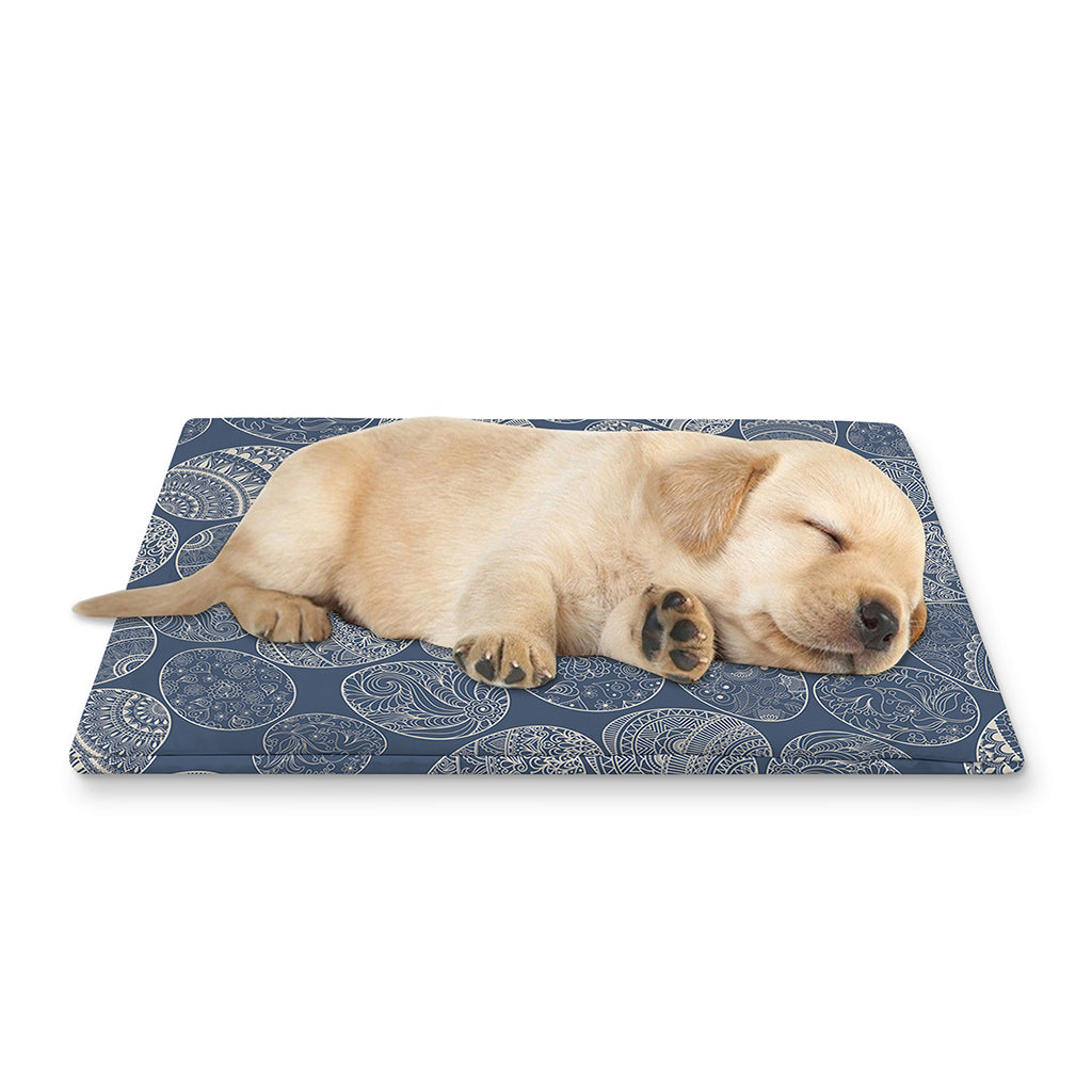 Bohemian Easter Eggs Pattern Print Pet Cooling Mat Cover
